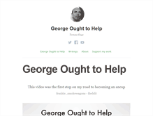 Tablet Screenshot of georgeoughttohelp.com